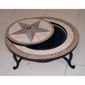 30 Diameter Combined Coffee Table and Fire pit