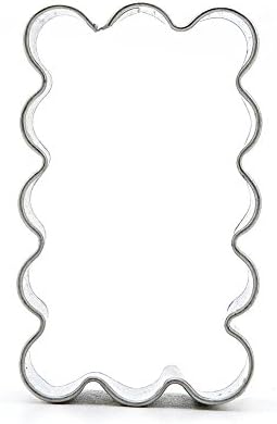 Metal Biscuit Pastry Cookie Cutter Kitchenware Gingerbread Cake Decorations Mold Mould Fruits A293 Mini Wavy Rectangular Rectangle