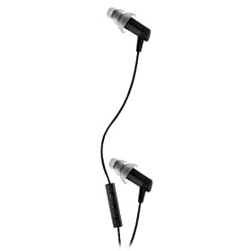 Etymotic HF3 Earphones with Mic Compatible with iPod / iPhone / iPad - Black