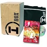 Produkt-Bild: H Box Snare Cajon Set black: Das Komplett-Set zum Sonderpreis: Alles was man zum Cajon spielen braucht!