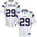 Reebok NFL Equipment Minnesota Vikings #29 Chester Taylor White Replica Football Jersey