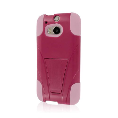 Empire MPERO IMPACT X Series Kickstand Case for The All New HTC One M8 - Retail Packaging - Hot Pink