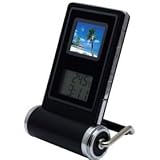 1.5 INCH TRAVEL DIGITAL PHOTO FRAME WITH ALARM CLOCK & TEMPERATURE