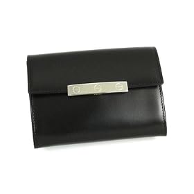 Buy Cartier - LOVE Collection - Gusset 6 Credit Card Onyx Color Calfskin Wallet by Cartier
