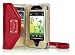 Luxury Designer Patent Leather Case Cover Wallet Pouch Hand Bag Purse Clutch For Apple iPhone 4 4S RED