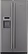 Bauknecht KSN 536 A+ IO Moderne Side-by-Side K�hlkombi / EEK: A+ / Aluminiumgriffe / Hygiene+ Filter / No Frost / Multi-Flow / Wasserspender / Crushed Ice Spender / Herausnahmbarer Eisw�rfelcontainer 8 L / Farbe: Edelstahl -Optik