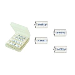 Akkuset Sanyo Eneloop AA-Akku inkl 4 Adapter auf Mono D