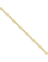 14k Polished Filigree Bracelet