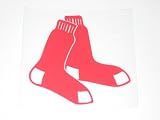 Boston Red Sox Socks Small 3x3 Static Cling Decal