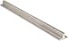 1/4" Bolt, For 1" Diam Shaft, 24" Long, Aluminum Round Drilled Shaft Support Rail