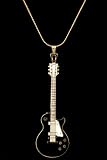 Gibson Les Paul Guitar Necklace Black - B001ERGJ4O