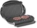 George Foreman GRP4P Next Grilleration 4-Burger Grill with Removable Plates, Platinum
