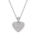 Swarovski Puffed Heart Pendant