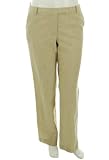 Calvin Klein Striped Linen Blend Pants Natural 10