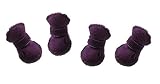 Brogan's Heroes Warm Winter Suede with Polar Fleece Lining "UGG" Boots (purple or black) - FUN WARM WALK!!! (Purple, #5 (2.2" length x 1.7" width))
