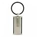Mens Key Fob Ring w/ 14K & Rope Design Stainless Steel