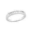 Platinum 1/3 ct. Princess Cut Diamond Anniversary Band
