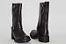 Fireback Italian Dark Brown Womens Biker Boots