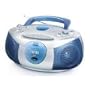 Jwin JXCD462DS Portable Dual Voltage CD Boombox with Cassette Playback and AM/FM