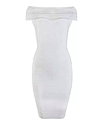 Spring Summer Off the Shoulder Nylon/Rayon/Spandex/Knit Fitted Bandage Dress/Bodycon Dress/Evening Dress 