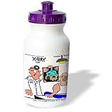 Londons Times Funny Medicine Cartoons - G.I. Tract - Water Bottles