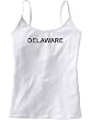 DELAWARE - State-series - White Women's / Girls Camisole (Girlie / Babydoll)