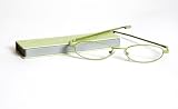 Eyebook Folding Reading Glasses with Case -- 5 Colors! (+2.50, Green)