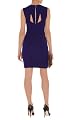 Cut Away Neckline Jersey Dress