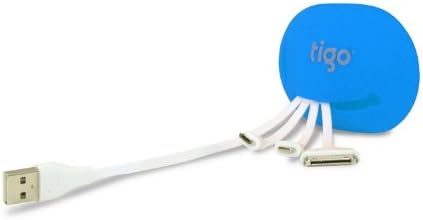 YourTech Blue Cable Pack 3 in 1 Data Sync and Charge cable accessory with Apple 8 pin, Apple 30 pin and micro USB connectors for iphones ipods ipads Samsung galaxy HTC series Droid iPhone 4 4S iPhone 5 5S, ipads, Samsung Galaxy S4 S3 Note HTC One Droid Blackberry