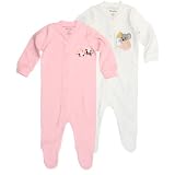 Funkoos Sheep and Koala Organic Baby Sleepsuits - 2 Pack