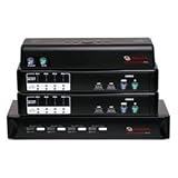 4PORT USB Switch with audio Cables Included