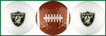 Oakland Raiders Golf Balls - NFL Team Merchandise