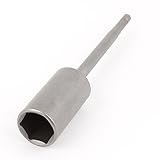 uxcell　ナットドライバー　ナットドライバーソケット　六角ビット　六角ナットドライバ　19mm幅　150mm長さ