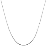 Lovely Solid 925 Sterling Silver Round Snake Chain