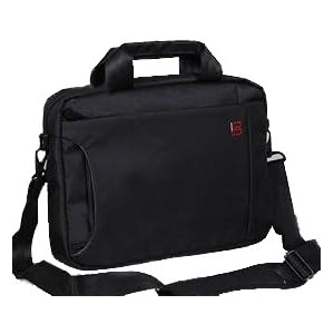14.1 inch Black Quad Compartment Laptop Notebook Carry Case Briefcase Shoulder Messenger Bag