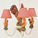 Trans Globe 3 Lights Kids Lamp Chandelier 19in, - KDL-225