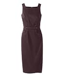 Spiegel Spiegel Signature Stretch Sateen Collection:Sleeveless Sheath Dress