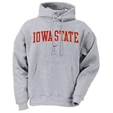 Nike Iowa State Cyclones Ash Classic Hoody Sweatshirt