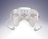 EYE MASSAGER WEM-2 : Good news for every computer user. Specially designed to relieve eye strain symptoms. Comes with music, 15 vibration speeds, and 22 magnets placed at key acupressure points around the eyes to improve your vision.