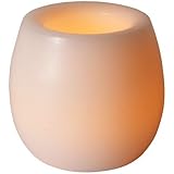 Fortune Products Real Wax Barrel Votive LED Candle, 1.87" Width x 2" Height