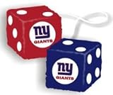 New York Giants Fuzzy Dice