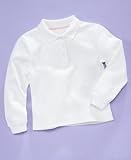 Izod Little Girls Long-Sleeve Interlock Polo