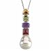 Paspaley South Sea Cultured Pearl Pendant with Gemstones