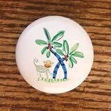 AFRICAN WILDLIFE SAFARI KIDS MONKEY DRAWER PULLS KNOBS