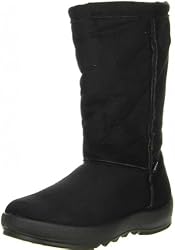 VISTA Damen Winterstiefel Snowboots schwarz, Größe:36;Farbe:Schwarz