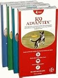 Advantix K9 Flea Killer Plus, Red,21-55 lbs. 4 Month Supply