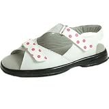 Sandbaggers Corey II Sandal White/Pink Dot