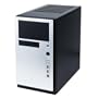 Black & Silver Micro Atx Tower EA-380 High Eff Psu 80PLUS Certifd