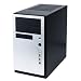 Black & Silver Micro Atx Tower EA-380 High Eff Psu 80PLUS Certifd