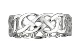 Sterling Silver All Round Celtic Wedding Band 31Pwt68TQ5L. SL160 Sterling Silver All Round Celtic Wedding Band